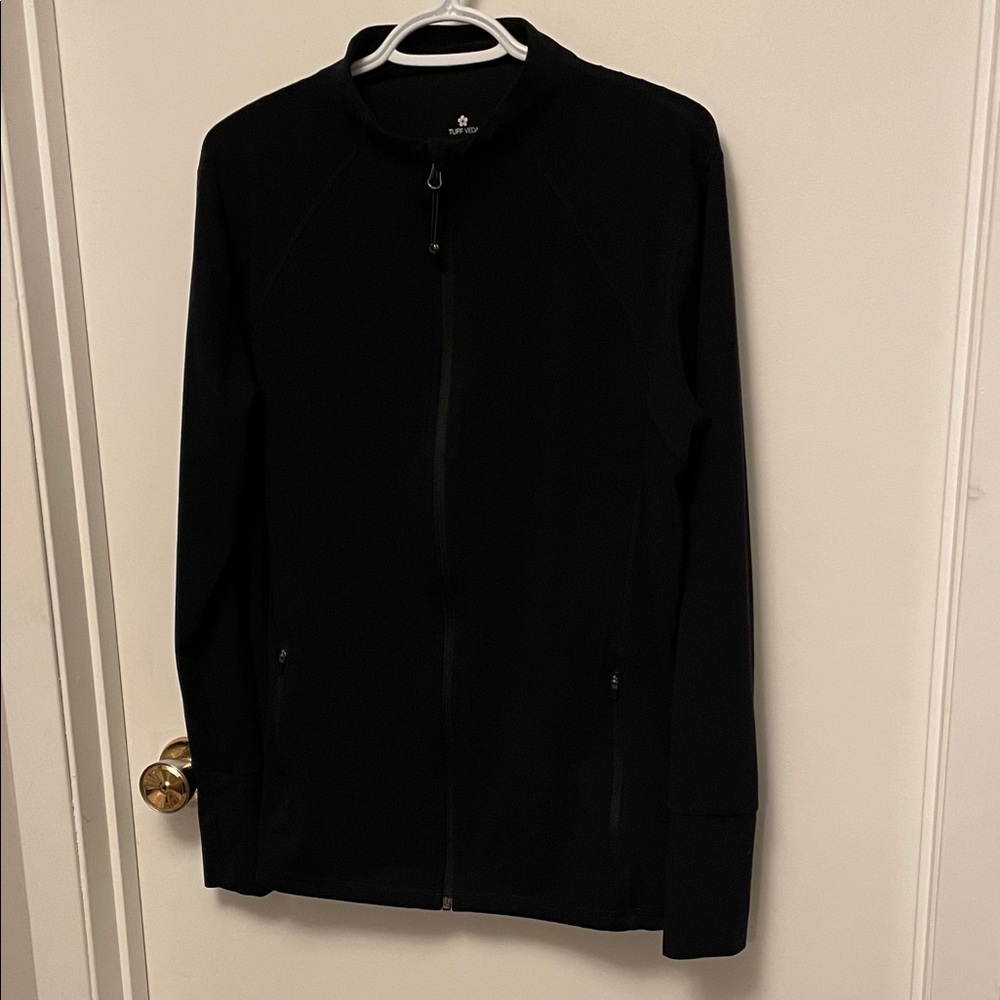 Tuff Athletics Black Full Zip Jacket & Leggings Size XL
